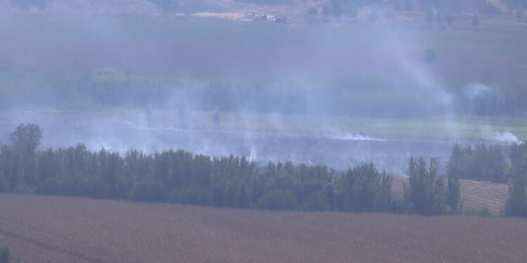 UNESCO listesindeki Hevsel Bahçeleri'nde anız yangını