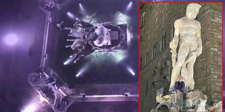 Ünlü Neptün Çeşmesi'ne zarar veren Alman turiste ceza