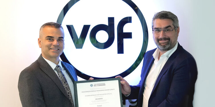 Volkswagen Doğuş Finans, I-REC sertifikasını aldı