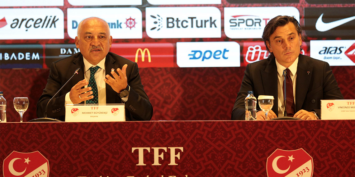 A Milli Futbol Takımı'nda Vincenzo Montella dönemi resmen başladı. A Milli Futbol Takımı'nda teknik direktörlük görevine getirilen Vincenzo Montella ile 3 yıllık sözleşme imzalandı.