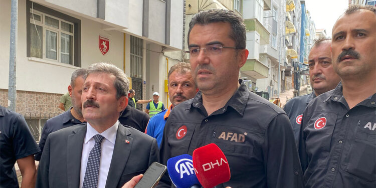 Samsun'a 36 saatte 170 kilogram yağış düştü