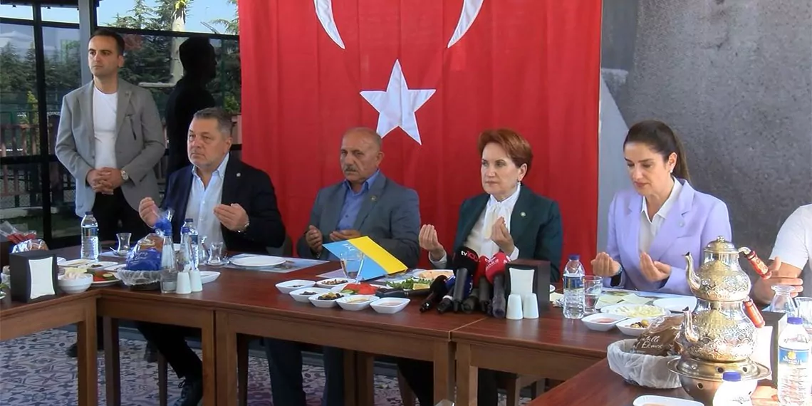 Meral akşener gazilerle bir araya geldi