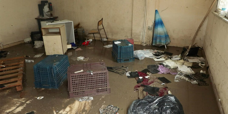 Selin oluşturduğu hasar gün aydınlanınca ortaya çıktı