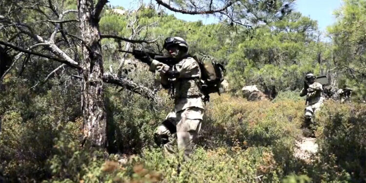 2 terörist yakalanacaklarını anlayınca teslim oldu