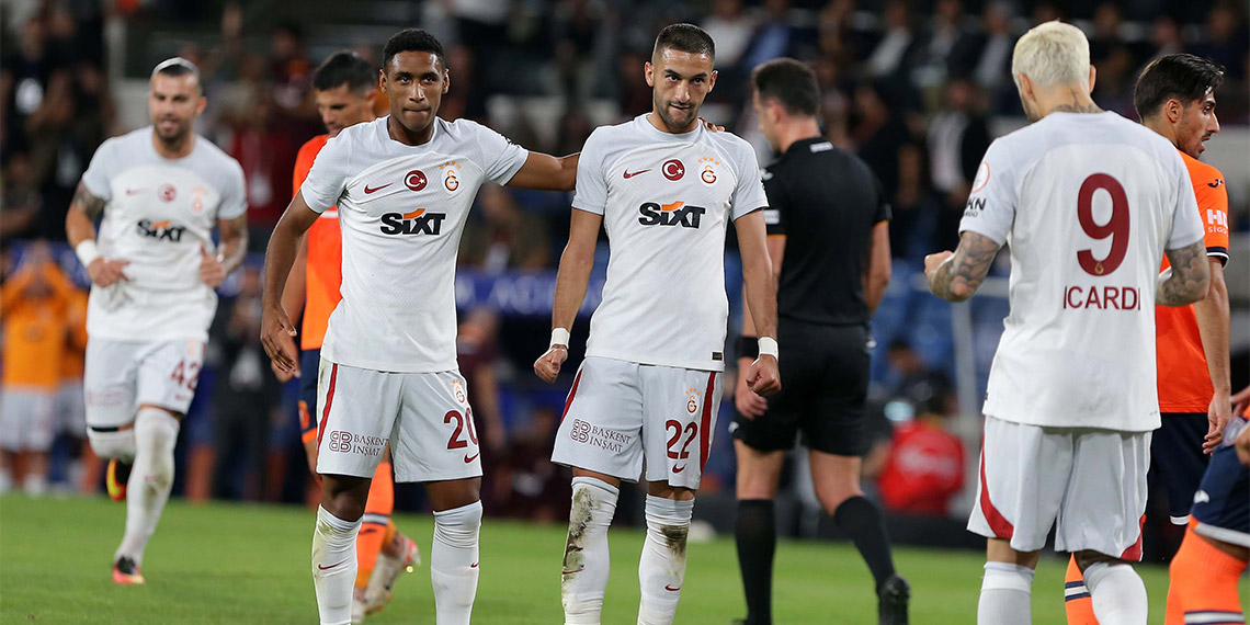 Süper Lig’in 6’ncı haftasında Galatasaray Başakşehir'i 2-1 mağlup etti. Sarı-kırmızılı ekibe galibiyeti getiren golleri 43’üncü dakikada Hakim Ziyech ve 50’nci dakikada penaltıdan Mauro Icardi kaydetti.