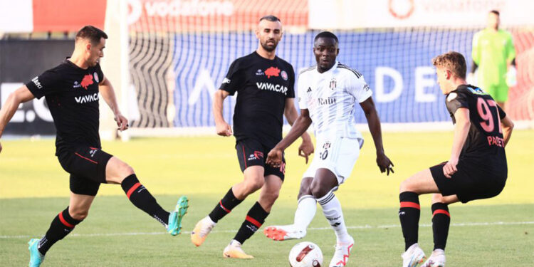 Beşiktaş hazırlık maçında Fatih Karagümrük'ü mağlup etti