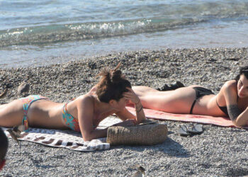 Bodrum'da yerli turist hareketliliği azaldı sahiller yabancı turistlere kaldı