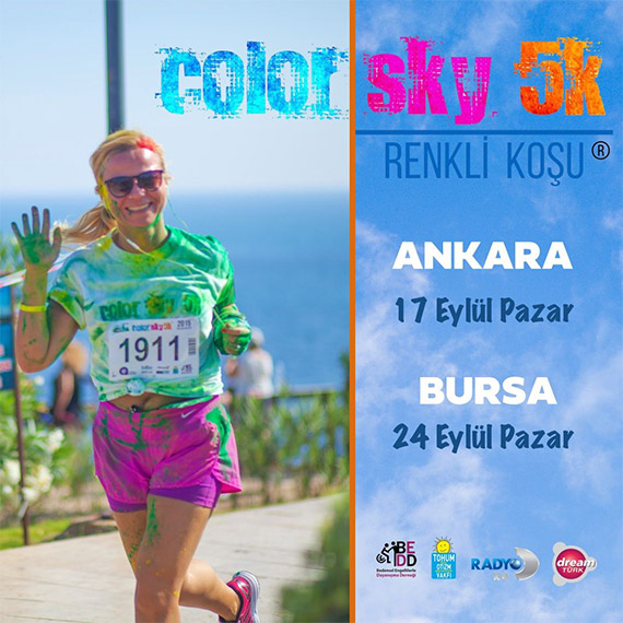 Renkli koşu festivali başlıyor