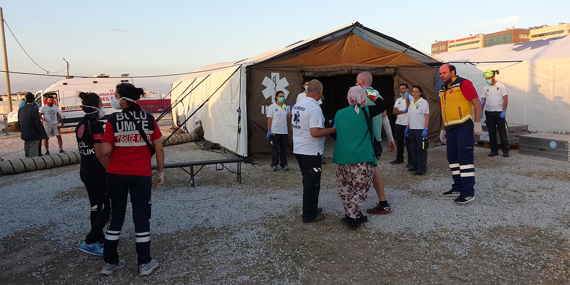 Çanakkale Tıbbi Saha Uygulama Tatbikatı başladı