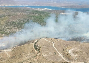 Çeşme'deki çöplükte çıkan yangına müdahale sürüyor