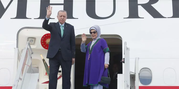 Erdoğan g20 liderler zirvesi'ne katılmak için hindistan'a gitti