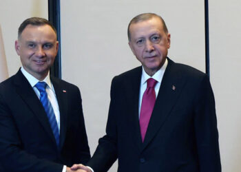 Erdoğan, Polonya Cumhurbaşkanı ile Türkevi'nde görüştü