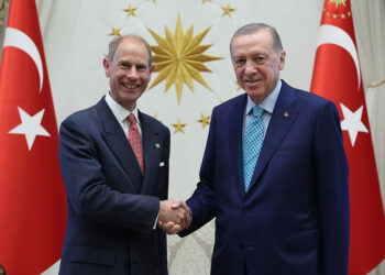 Cumhurbaşkanı Erdoğan, Prens Edward'ı kabul etti
