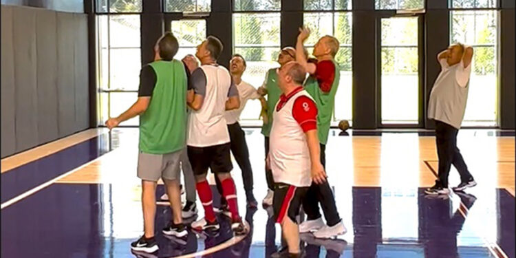 Erdoğan'ın yeni basketbol performansı görüntülendi