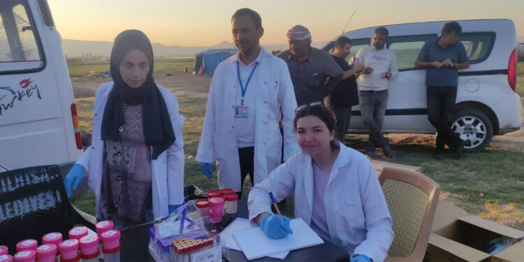 3 bin mevsimlik tarım işçisine sağlık taraması yapıldı