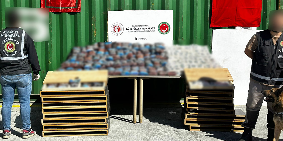 İstanbul'da büyük operasyon; 424 kilo uyuşturucu ele geçirildi