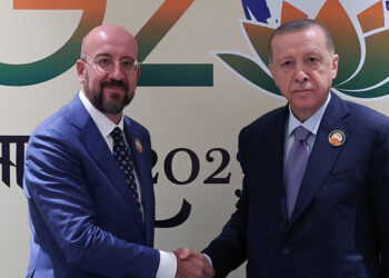 Erdoğan, Avrupa Konseyi Başkanı Michel ile bir araya geldi