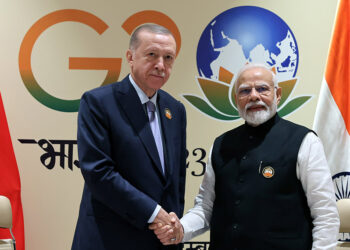 Erdoğan Hindistan Başbakanı Narendra Modi ile görüştü