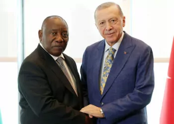 Erdoğan, güney afrika cumhurbaşkanı ile bir araya geldi