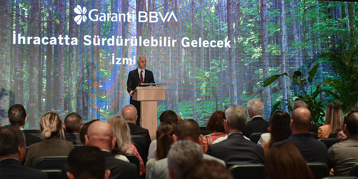 Garanti BBVA, Türkiye'yi Avrupa Yeşil Mutabakatı uyum sürecinde desteklemek, sürdürülebilir yatırımların önünü açmak amacıyla başlattığı 'İhracatta Sürdürülebilir Gelecek' etkinliklerine devam ediyor.