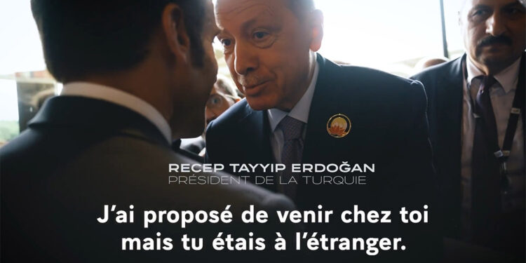 Macron'dan Erdoğan'a “Hani gelecektin, gelmedin” paylaşımı