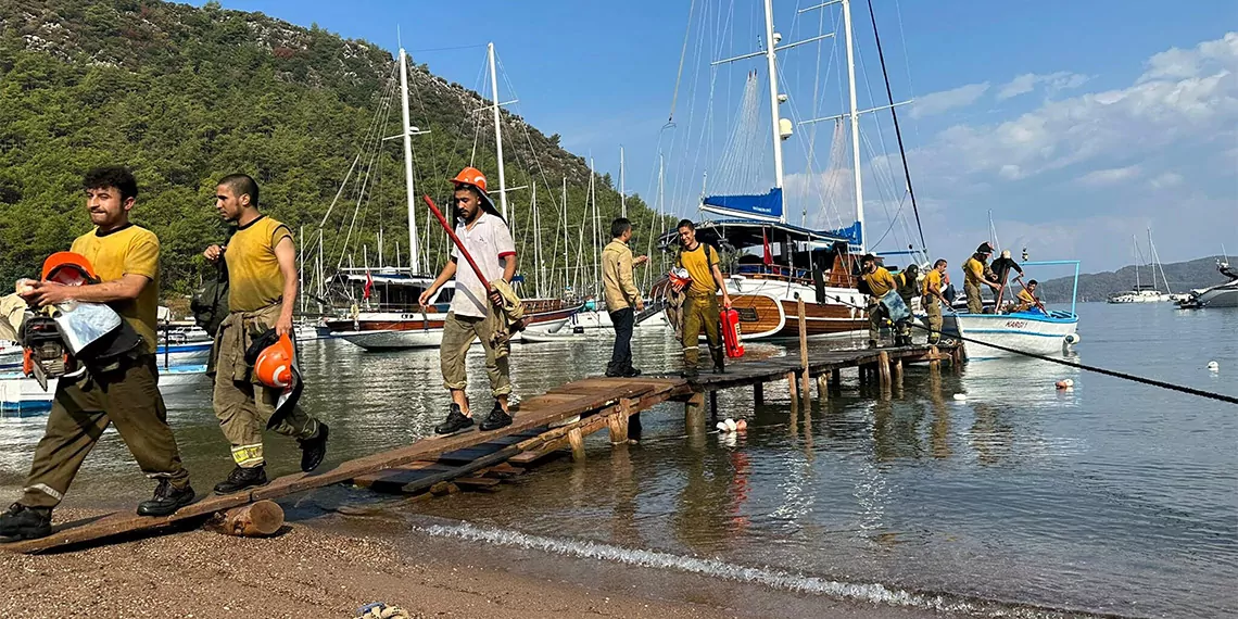 Muğla'da yıldırımlar nedeniyle 36 yangın çıktı