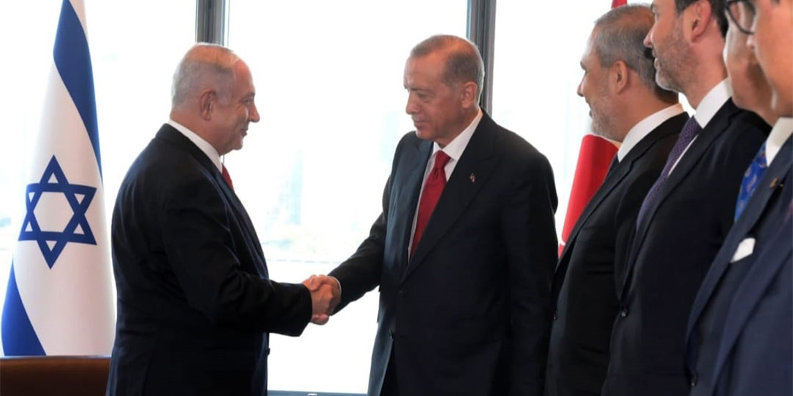 İsrail Başbakanlığı'ndan İsrail Başbakanı Binyamin Netanyahu ile Cumhurbaşkanı Recep Tayyip Erdoğan'ın görüşmesi sonrasında yapılan açıklamada, Türkiye ile İsrail'in bağlarının güçlendiği kaydedildi.