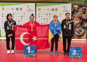 Özel sporcu Ebru Acer Avrupa şampiyonu oldu