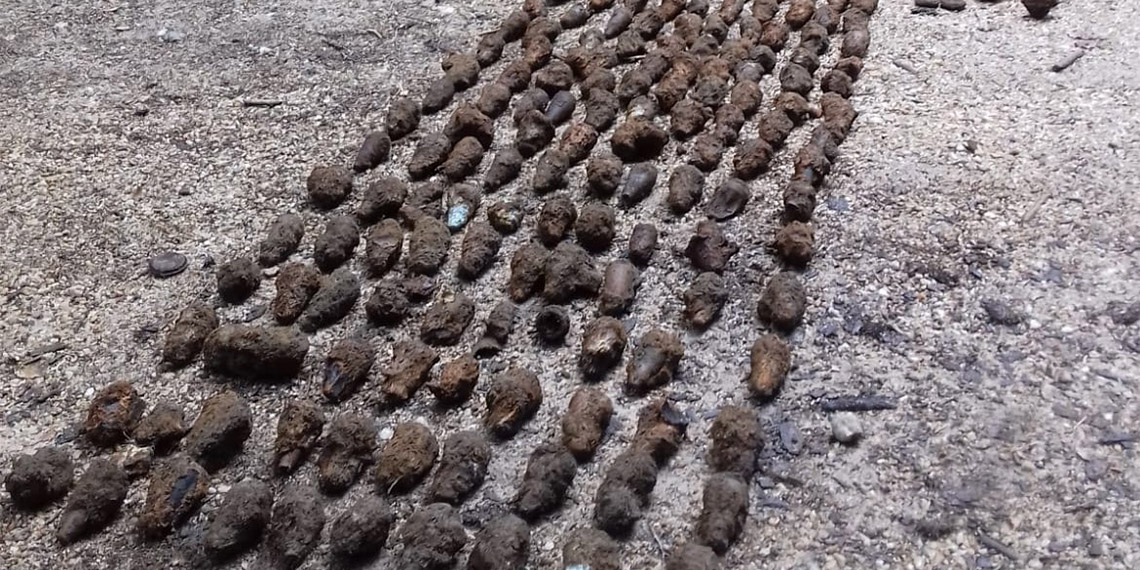 2'nci Dünya Savaşı'ndan kalma 1300 mühimmat ele geçirildi