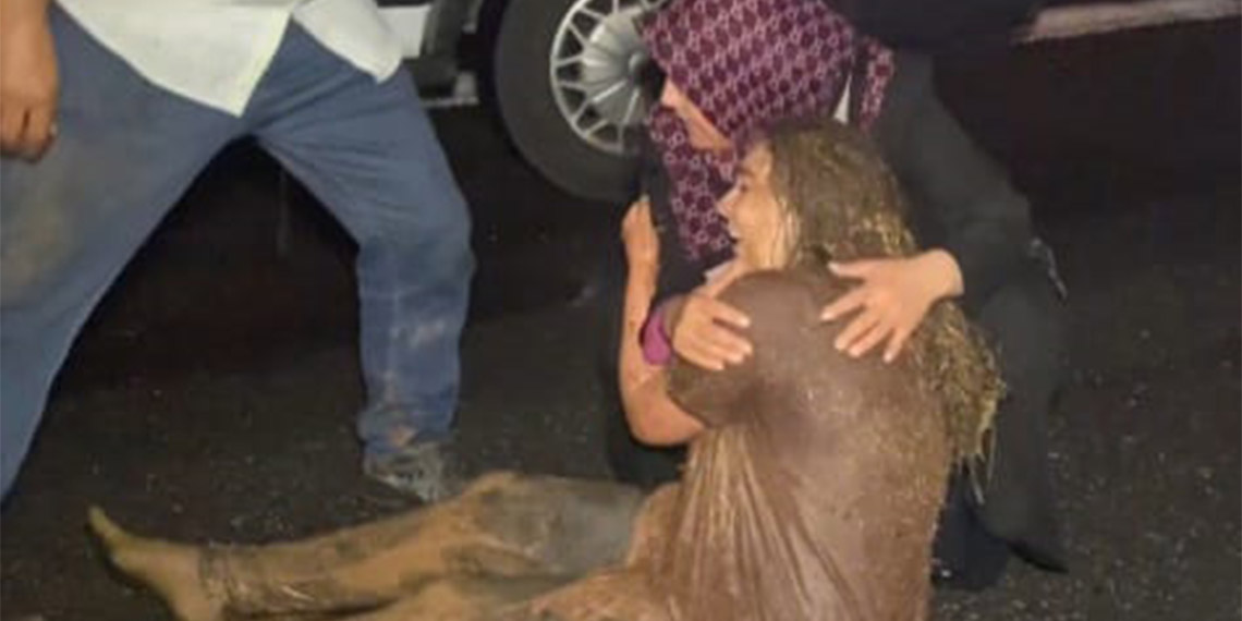 Selde kaybolan Asel bebeği arama çalışmaları sürüyor