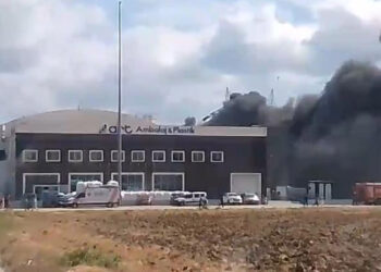Silivri'de fabrikada yangın