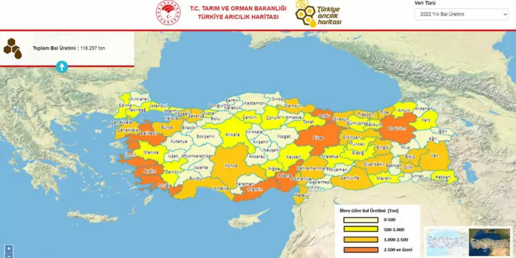 Türkiye arıcılık haritası güncellendi