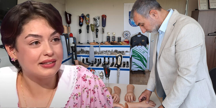 Rabia Birsen Güvercin'in protezini ücretsiz karşılayacak