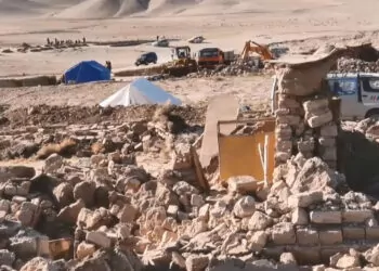 Afganistan'da deprem sonrası yıkım böyle görüntülendi