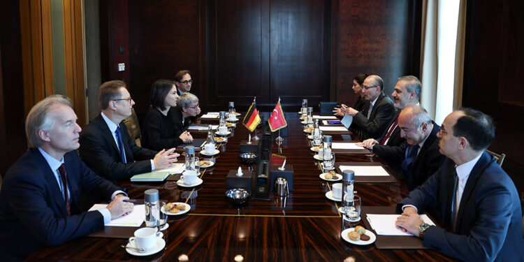 Bakan Fidan, Almanya Dışişleri Bakanı ile görüştü