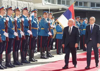 Bakan güler, sırbistan savunma bakanı ile görüştü