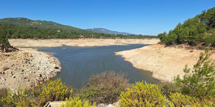 Bodrum’u besleyen Mumcular Barajı kurudu