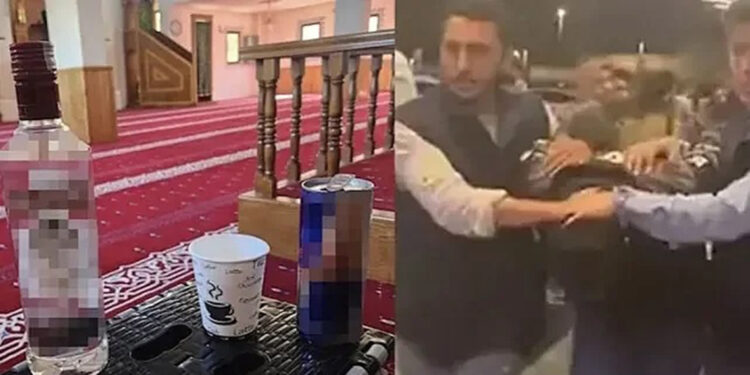 Camide içki şişeli fotoğrafa 7 ay 15 gün hapis