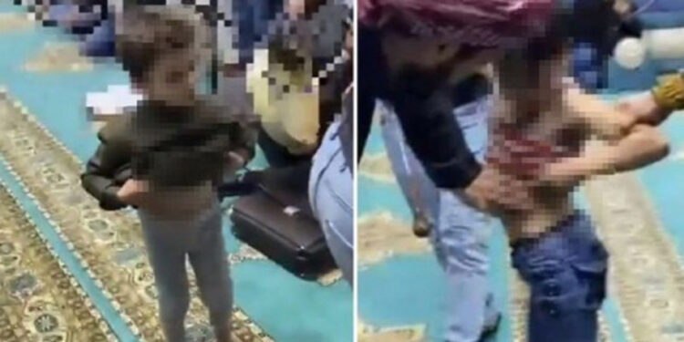 Çocuklara şişi babaları batırmış