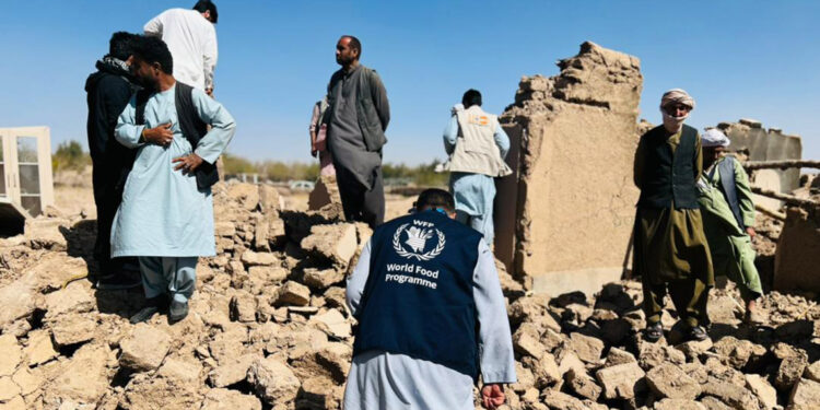 Dünya Gıda Programı deprem sonrası Afganistan’da
