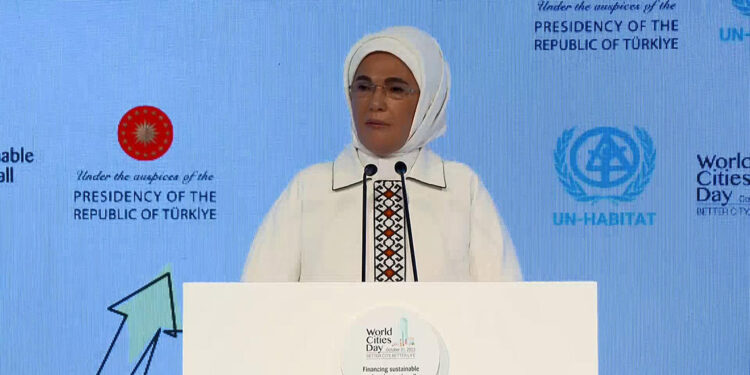 Emine Erdoğan, Dünya Şehirler Günü programında konuştu