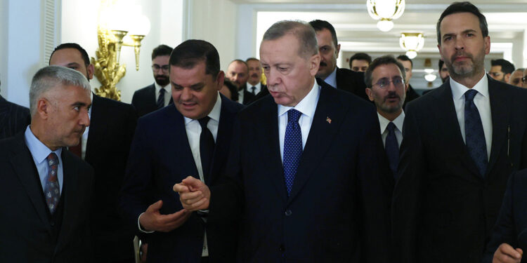Erdoğan, Libya başbakanını kabul etti