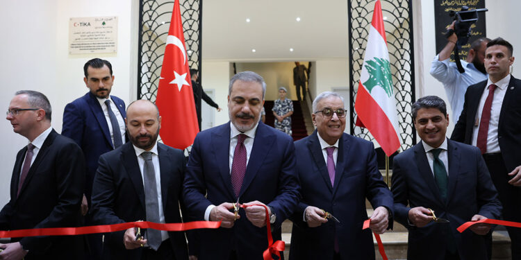 Fidan, Lübnan Dışişleri Bakanlığı binasının açılışına katıldı