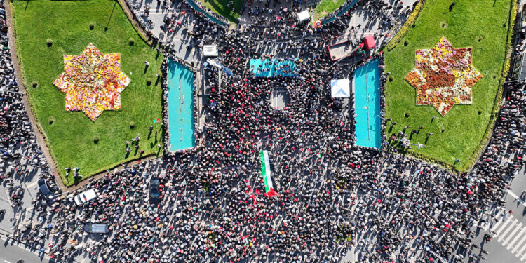 Filistinliler için Kayseri'de miting düzenlendi