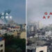 Gazze'nin öncesi ve sonrası fotoğraflara yansıdı