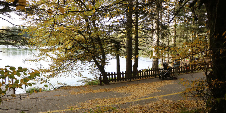 Gölcük Tabiat Parkı'nda sonbahar güzelliği