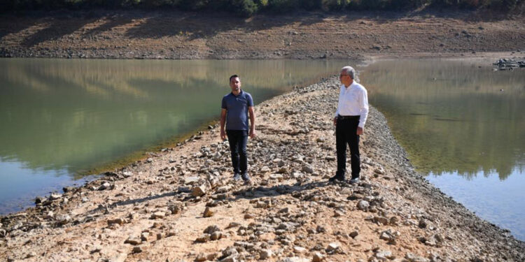 Kadıköy Barajı'ndaki 2,5 milyon metreküpe geriledi