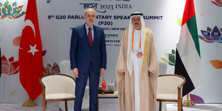 Kurtulmuş, BAE Federal Konsey Başkanı ile görüştü