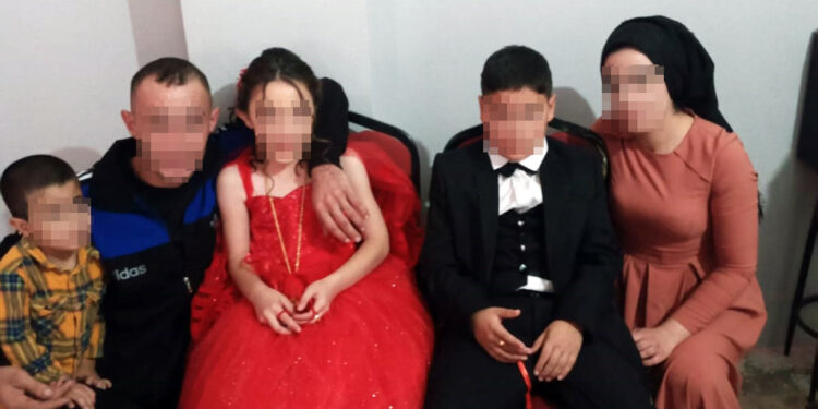 Mardin’de çocuklara nişan törenine inceleme