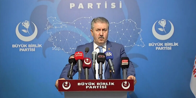 Mustafa Destici Yeşil Sol Parti'ye tepki gösterdi